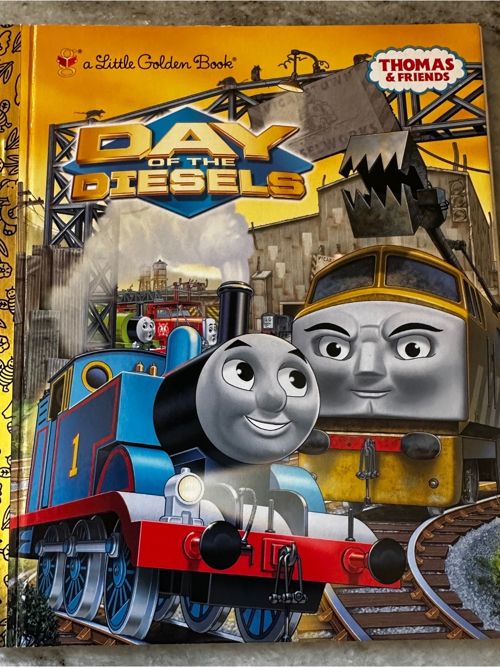 Thomas & Friends "Day of the Diesels" Little Golden Book